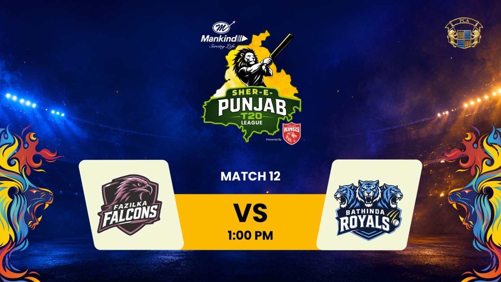 Fazilka Falcons vs Bathinda Royals